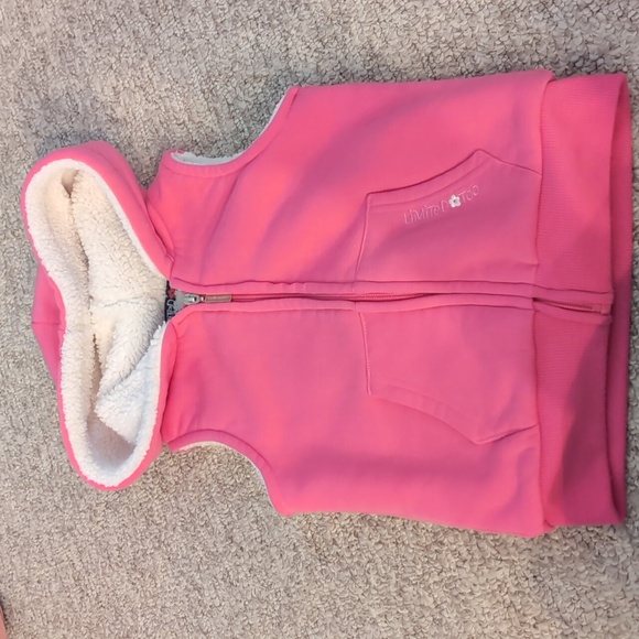 Limited Too Pink Sherpa-Lined Vest - Picture 1 of 4